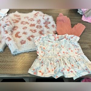 Jessica Simpson baby girl 3 piece set 18 month